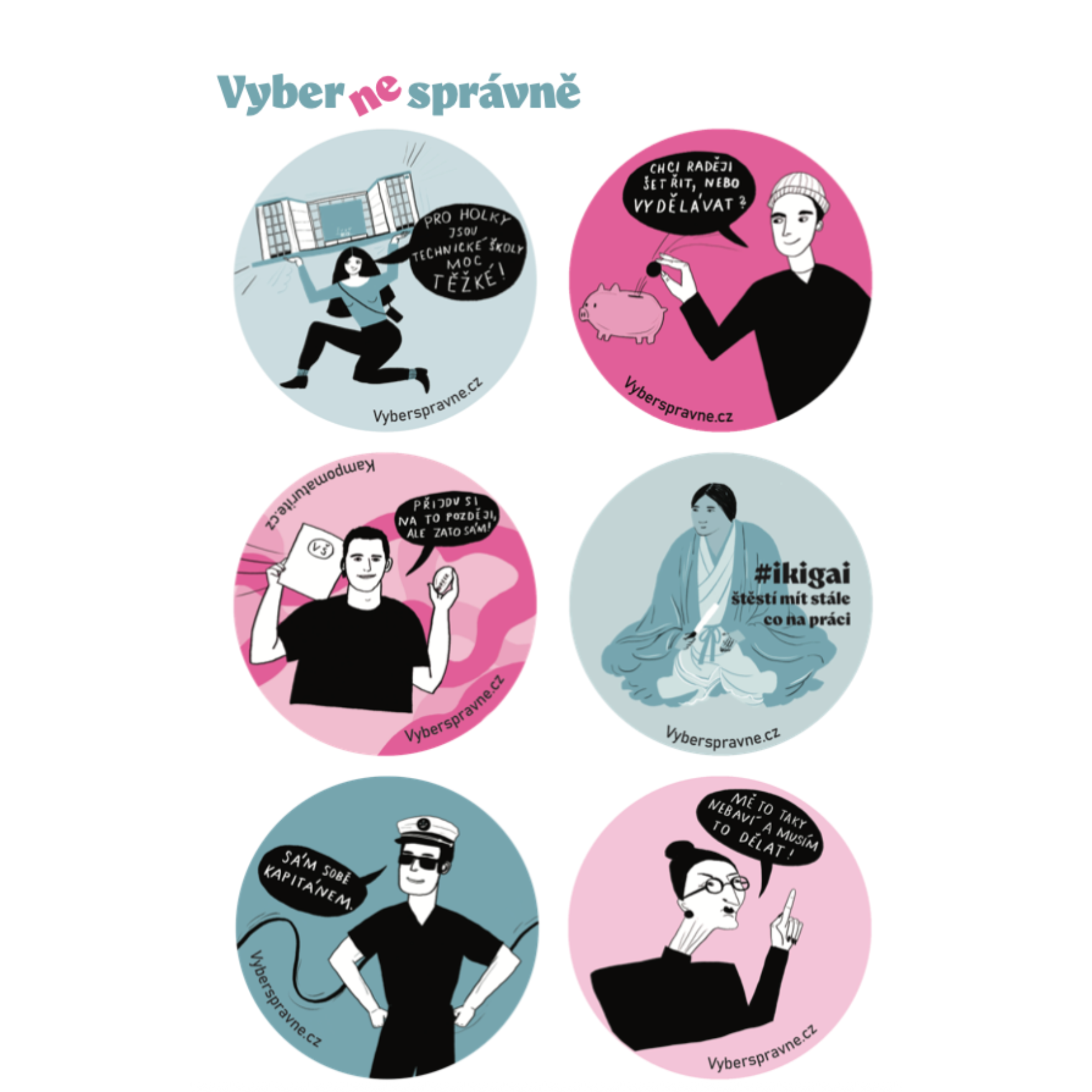 Samolepky IKIGAI
