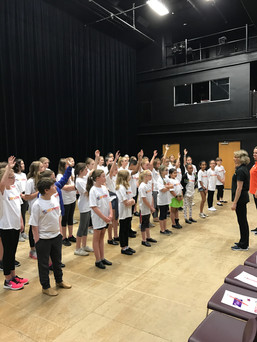 The Camp Broadway kids doing their thing