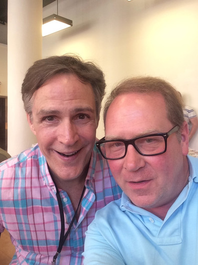Howard McGillin and me on tour with Pete