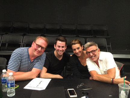 With Wayne Cilento, Keisha Llama and Theo Lencicki working on The Jimmy Awards Presentation