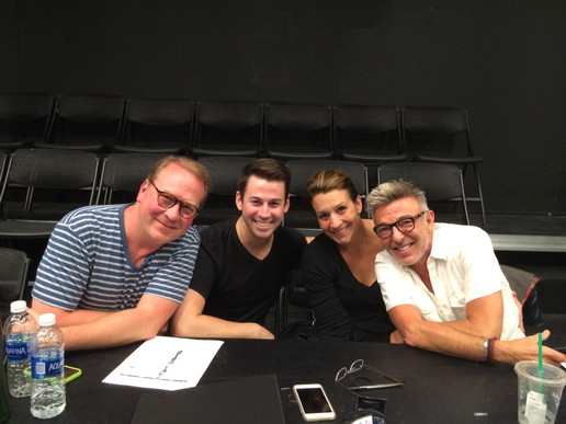 With Wayne Cilento, Keisha Llama and Theo Lencicki working on The Jimmy Awards Presentation