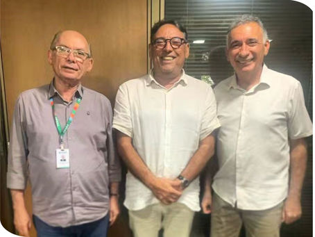 Prefeito de Senador Pompeu têm audiência com Secretário de Estado para tratar de ações para o município
