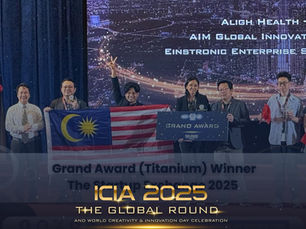 A huge congratulations to the Grand Awardee of Startup Exchange #ICIA2025 — Einstronic Enterprise Sdn Bhd from Sabah, Malaysia!