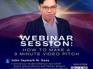 Webinar Session: How to Make a 3-Minute Video Pitch | Road to #ICIA2026