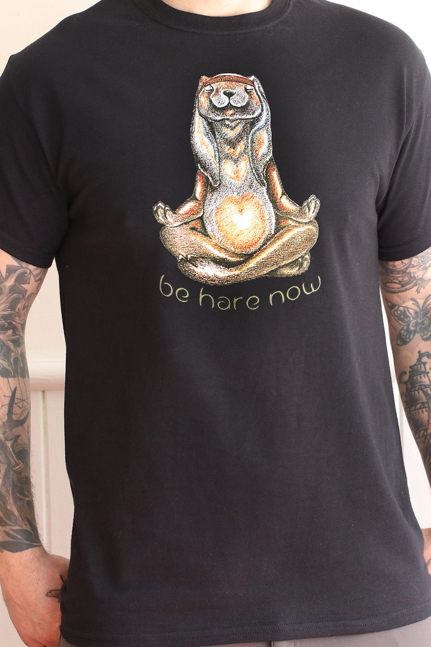 Thumbnail: be hare now / crew neck