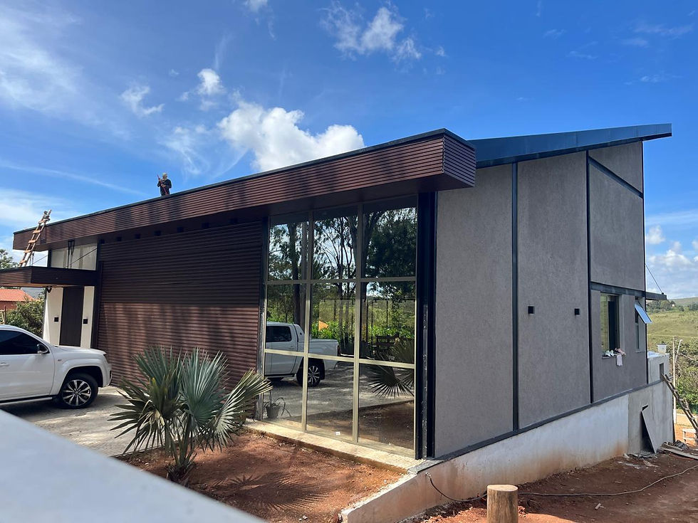 Miniatura: Casa em Estrutura Metálica