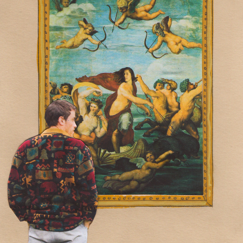 Hide yourself in a work of Art