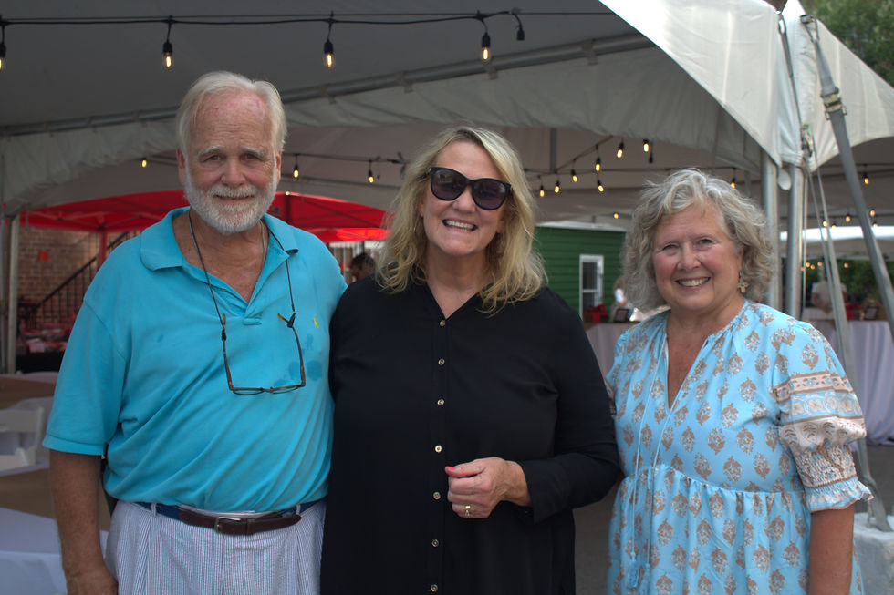 Joel Tomlin, Karen Kingsbury & Carol Tomlin at Landmark Booksellers' 20th Anniversary Event
