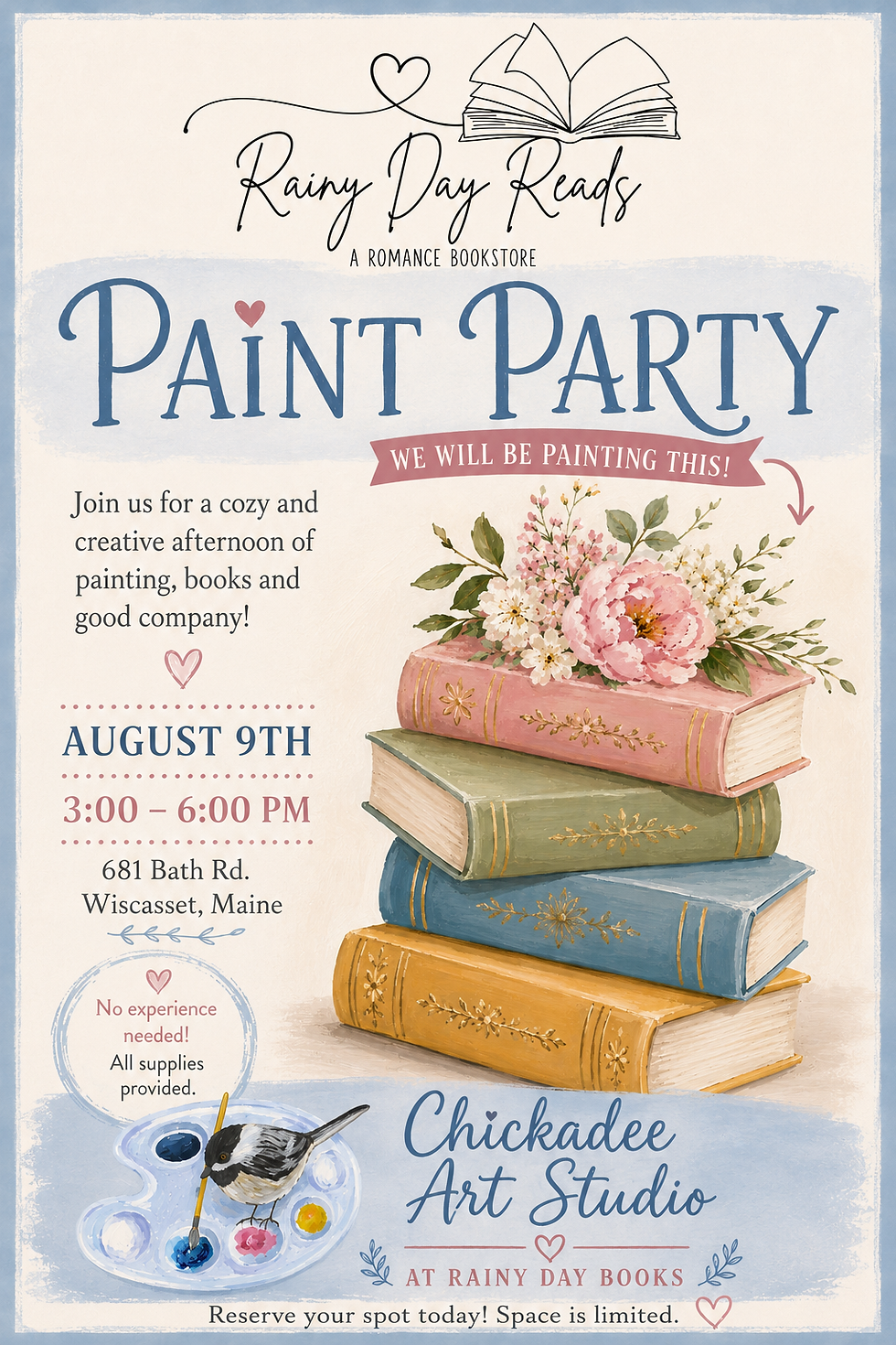 Paint, Petals & Pages at Rainy Day Reads