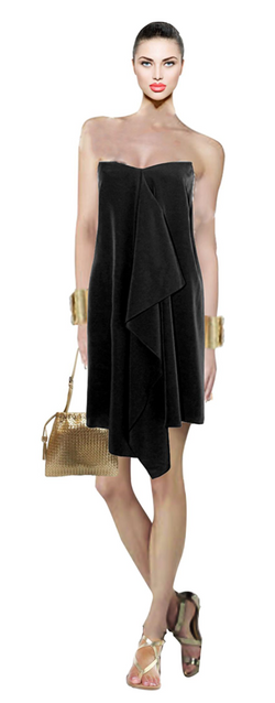 Strapless Sarong Dress