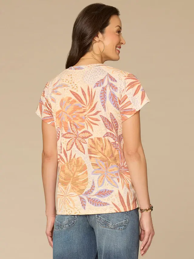 Thumbnail: Democracy palm print t shirt