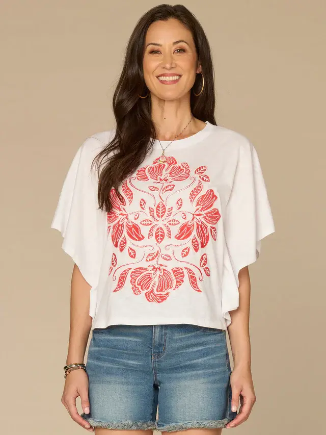 Democracy print t shirt