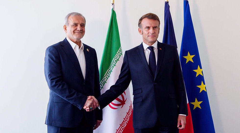 Massoud Pezeskian et Emmanuel Macron