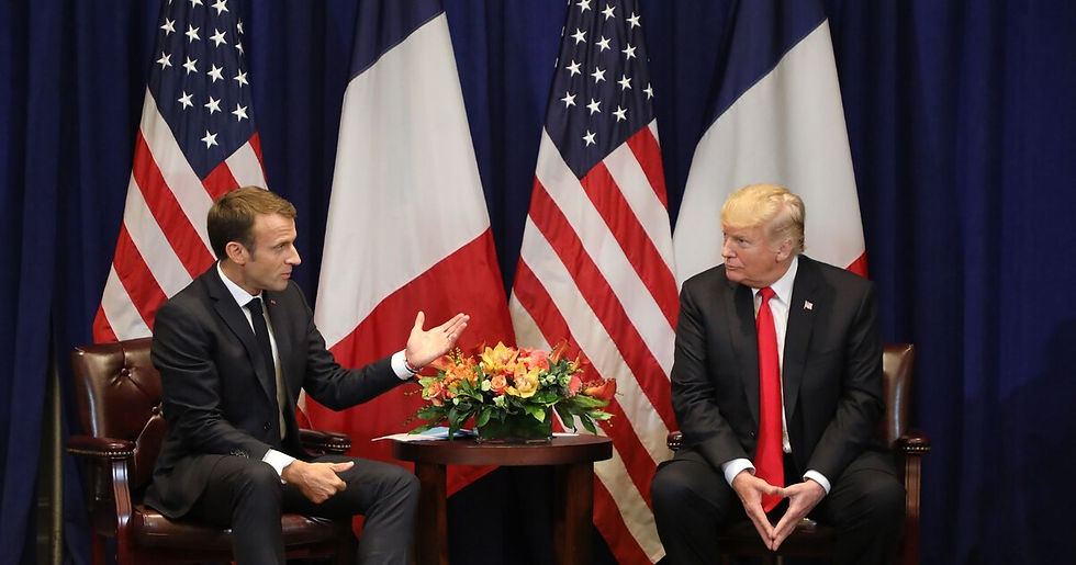 Emmanuel Macron et Donald Trump