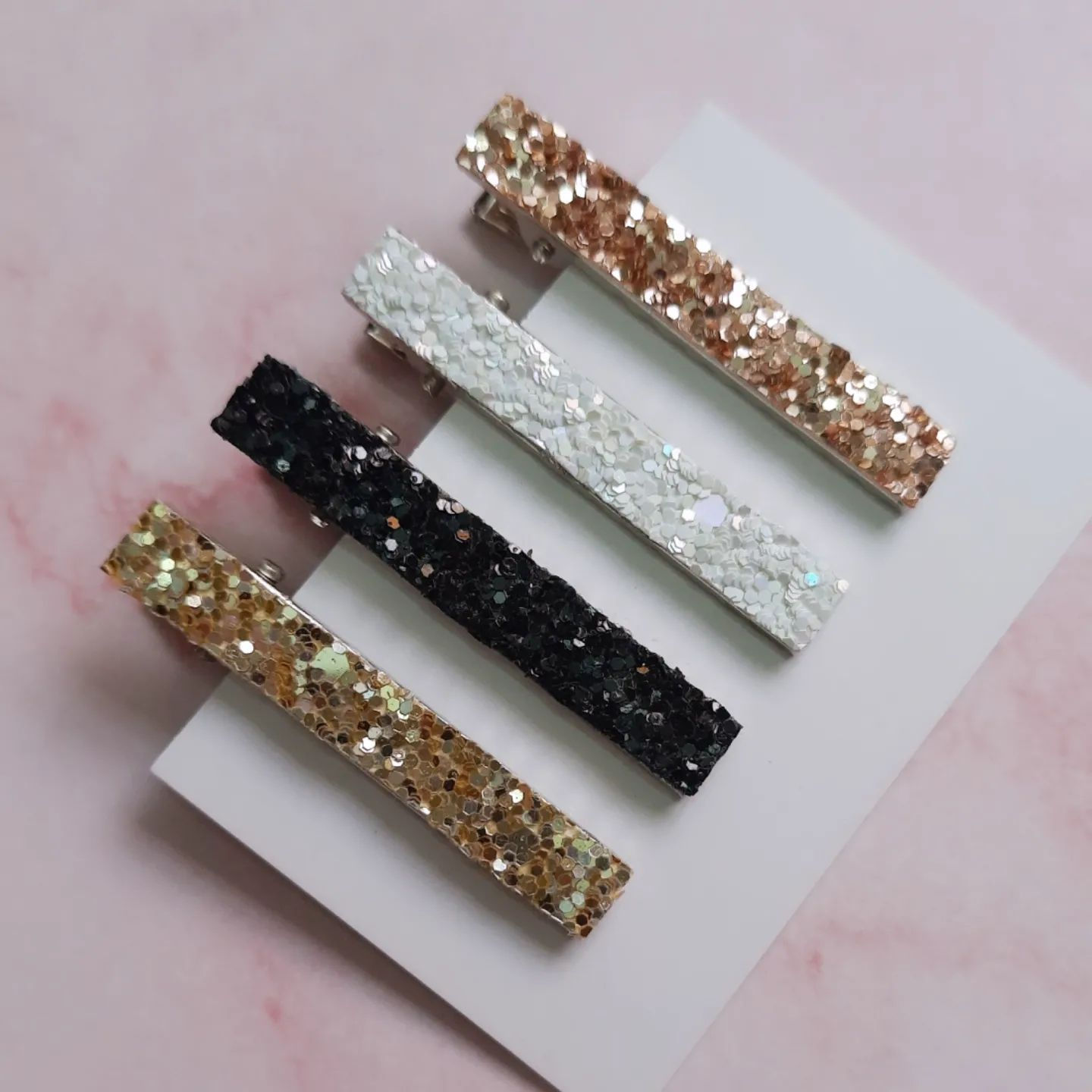 Glitter Clips (Set of 4)