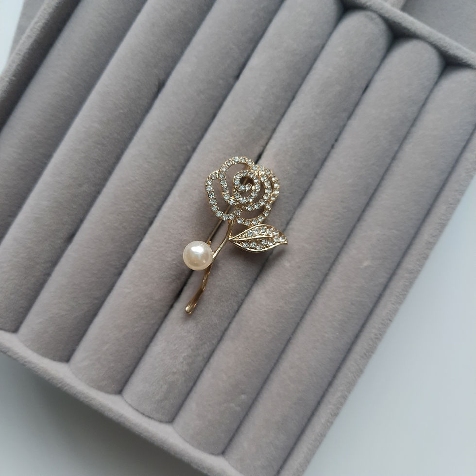 Thumbnail: Pearl Saree Brooch