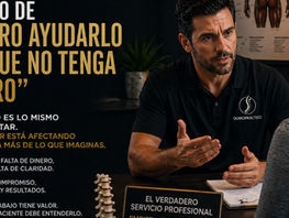 Quiropráctico reflexionando sobre decisiones clínicas y compromiso del paciente