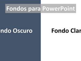 ¿Qué color de fondo uso en PowerPoint?