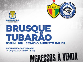 Serviço de jogo: Brusque x Tubarão