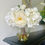 Thumbnail: artificial peony, hydrangea and rose set in resin water