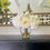 Thumbnail: artificial peony, hydrangea and rose set in resin water
