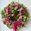 Thumbnail: Essentially Summer Everlasting Door Wreath with pink flowers