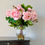 Thumbnail: soft pink roses and peonies in faux water - whispering-lily