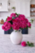 Textured White Ceramic Jug Vase - whispering-lily