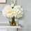Thumbnail: artificial peony, hydrangea and rose set in resin water