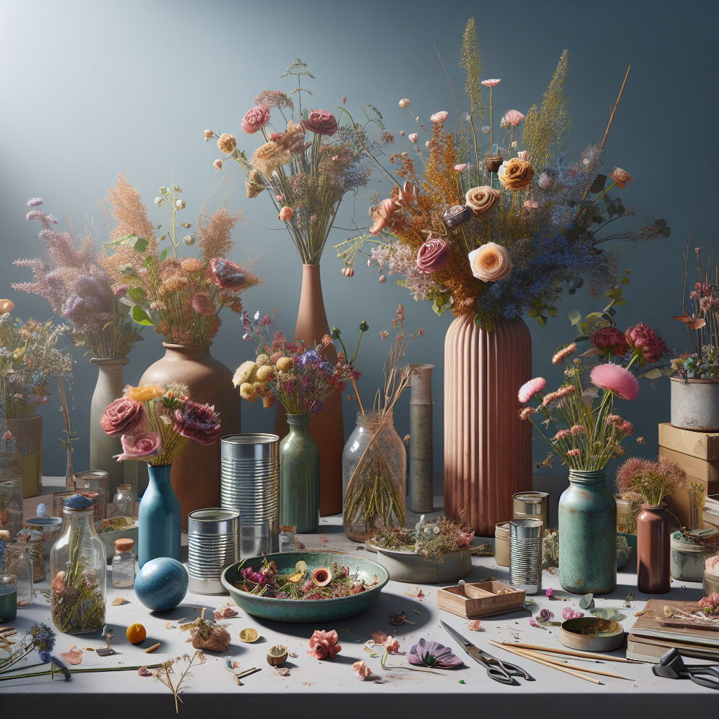 Refreshing Your Space with Upcycled Flowers