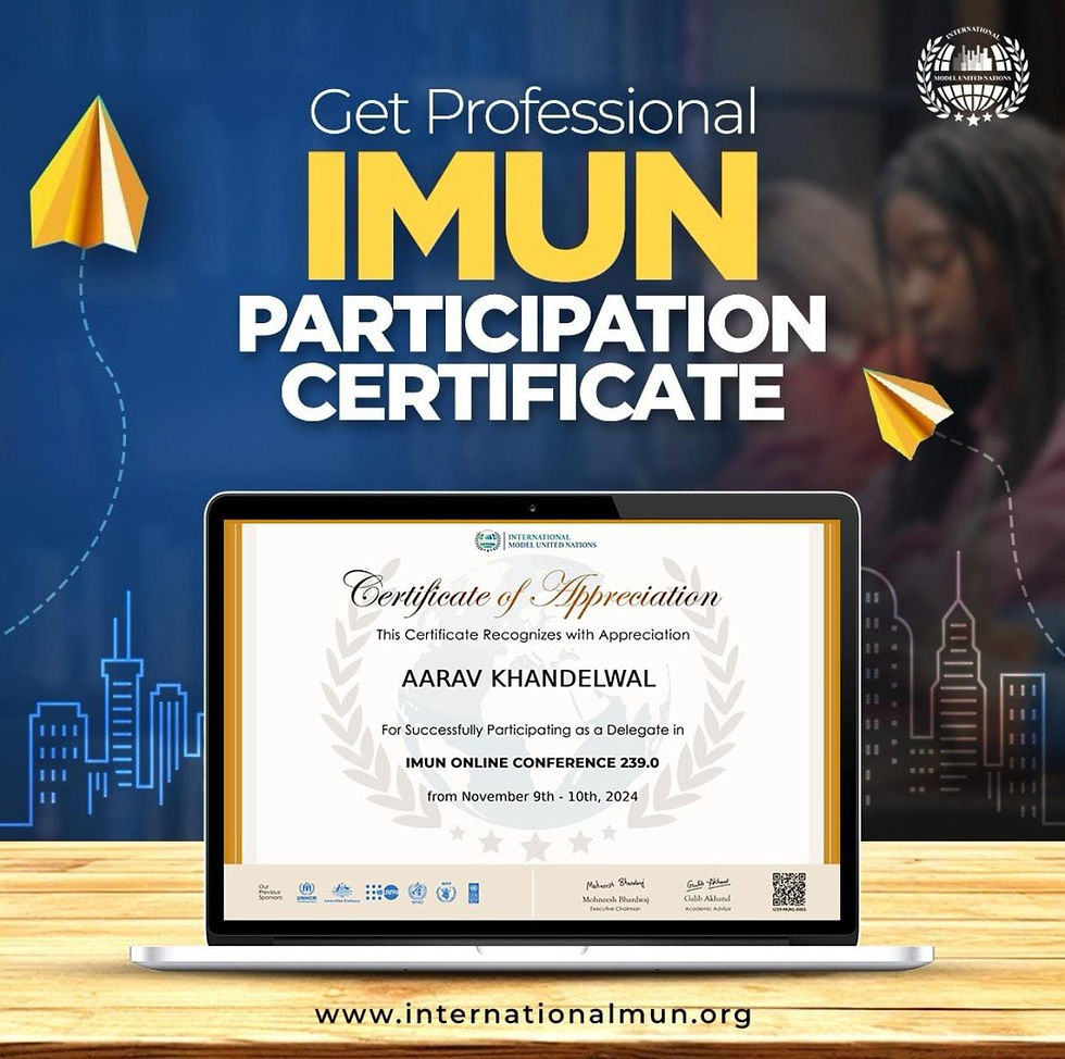 International Model United Nations Online Conference