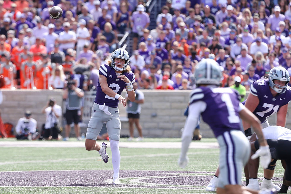 Kansas State Quarterback Avery Johnson