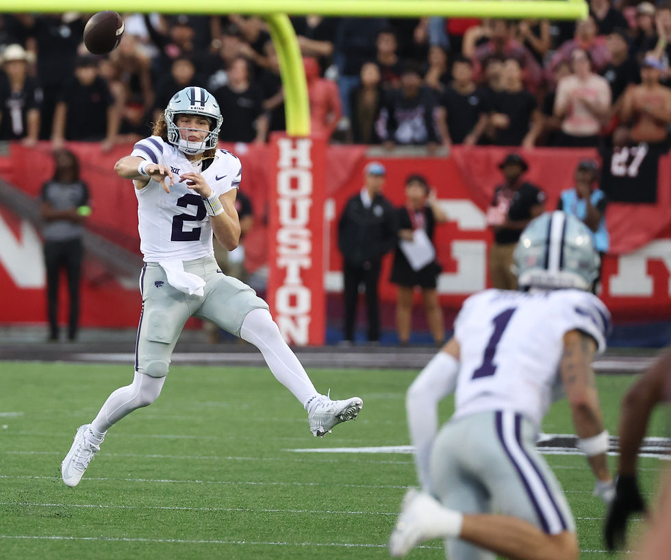 Kansas State Quarterback Avery Johnson