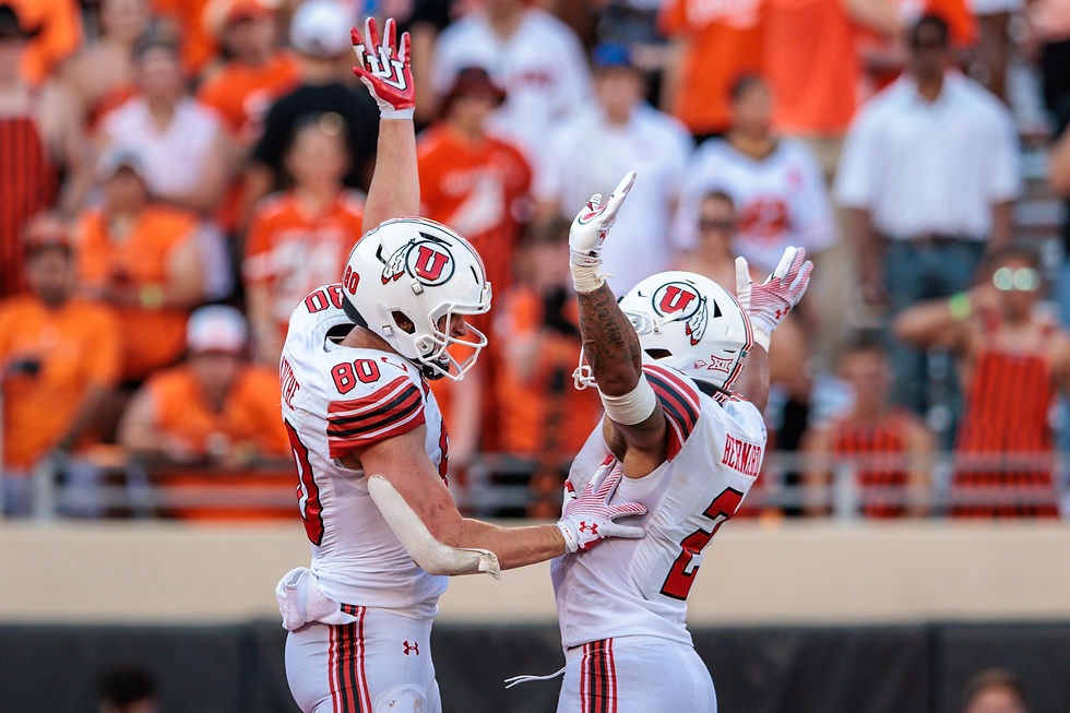 Utah Utes Brant Kuithe and Micah Bernard- Big 12