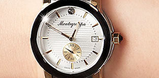 Thumbnail: Nero Uno Ladies Leather Watch - Silver Dial