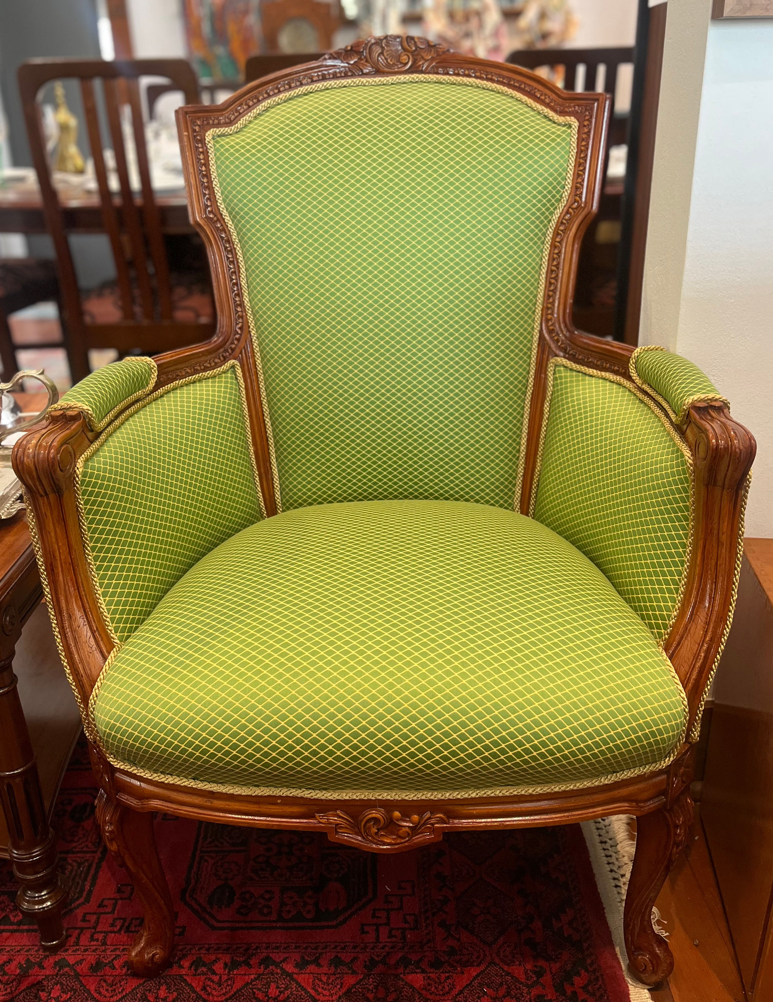 Hartman & Keppler Louis XV style bergère Armchair