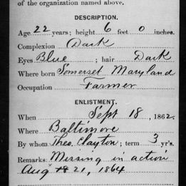 Private William H.H. Hitch, Union Soldier During the Civil War