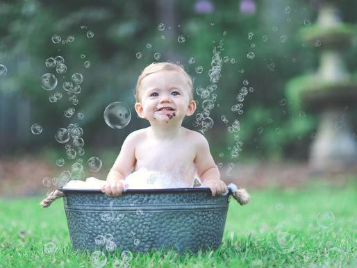 Liam's Smash and Splash Session- Warner Robins, GA Family Photographer