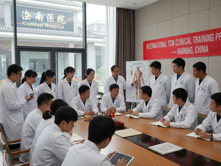 Clinical training at Canaan Hospital in Haining, China