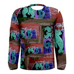 Mens Brick Graffiti Long Sleeve Tee