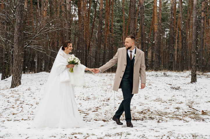 Свадьба зимой. Организация и оформление свадьбы в Белгороде. Свадебное агентство "ДИНАСТИЯ КИНАСТ"