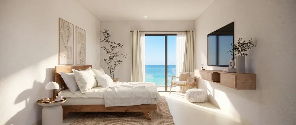 Amplia habitación amueblada en Torre Cuervo, la mejor opción para la venta de departamentos en Boca del Río, Veracruz.