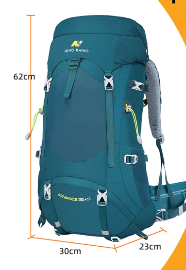 Thumbnail: Men's Outdoor Hiking Backpack - Large Capacity Travel Bag