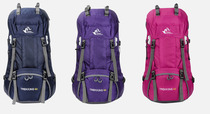 Thumbnail: 60L Mountaineering Hiking Backpack Bag