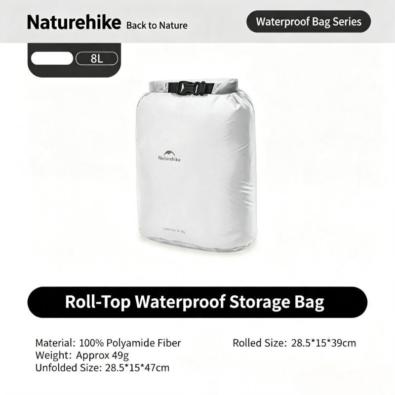 Thumbnail: NATUREHIKE Outdoor Waterproof Zippered Storage Bag - Large Capacity Pouch - Hiki