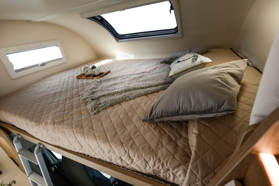 Picture of overcab bed