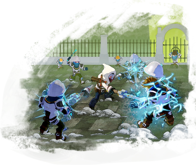 Jehan using merciful combat in Champaner.