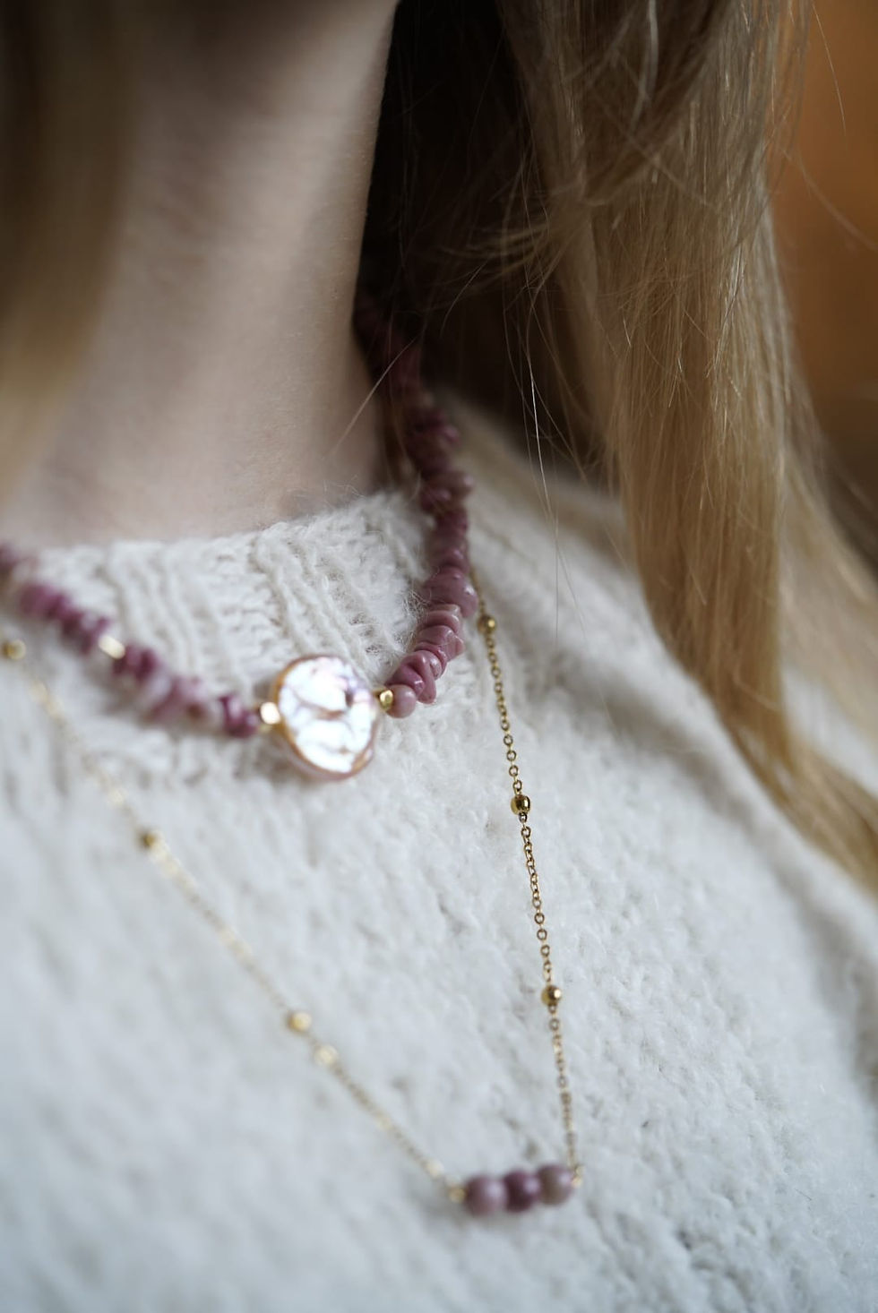 Miniatura: Naszyjnik SimplePearl3