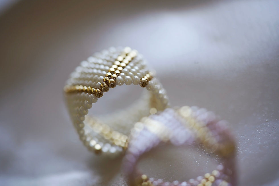 Miniatura: Pierścień GoldenCream