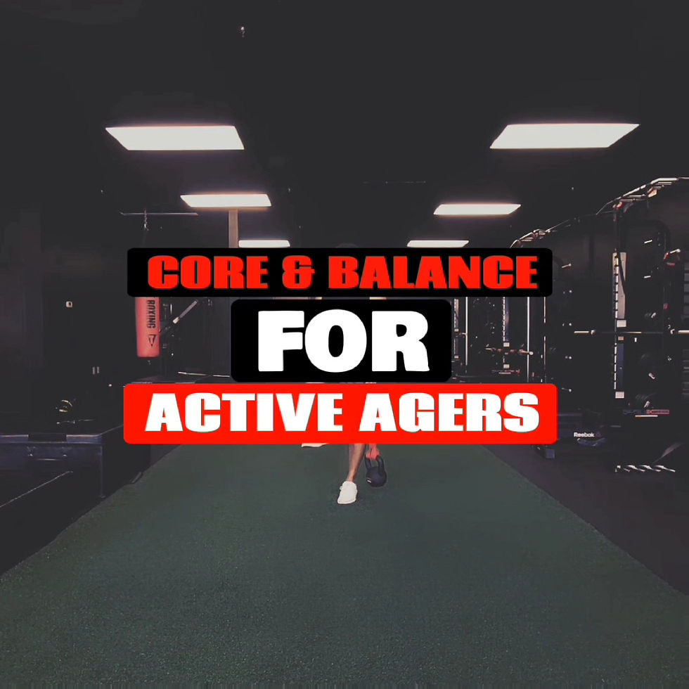 A photo of Core Strength and Balance For Active Agers blog post